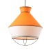 Φωτιστικό οροφής τρίφωτο ύφασμα μέταλλο πορτοκαλί Colorato ACA | V371963PY